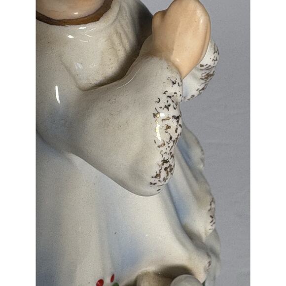 Vintage Josef Original Christmas Angel Rotating Music Box Silent Night - Picture 7 of 14